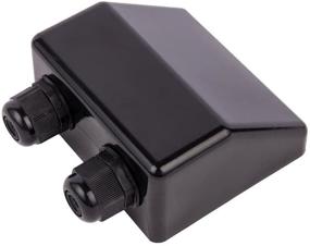 img 2 attached to 🔌 Renogy Cable Entry Housing Mount - Ideal for RVs, Boats, Caravans, and Marine Applications - Black