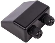 🔌 renogy cable entry housing mount - ideal for rvs, boats, caravans, and marine applications - black logo