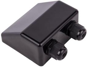 img 3 attached to 🔌 Renogy Cable Entry Housing Mount - Ideal for RVs, Boats, Caravans, and Marine Applications - Black