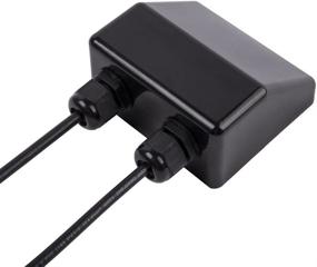 img 1 attached to 🔌 Renogy Cable Entry Housing Mount - Ideal for RVs, Boats, Caravans, and Marine Applications - Black