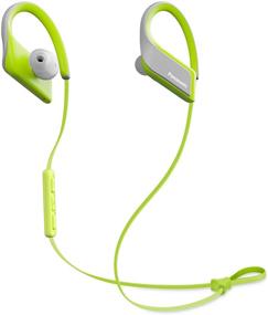 img 4 attached to Ультра-легкий беспроводной спортивный наушник Bluetooth: PANASONIC Wings Sport Headphones RP-BTS35-Y (Желтый) с микрофоном и управлением громкостью