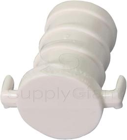 img 1 attached to 🔌 Supply Giant QQQM0012-5 Plastic PEX Poly Alloy Plug End Cap Barb Pipe Fitting, 1/2-Inch, White, Pack of 5