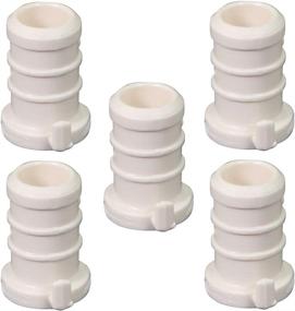 img 4 attached to 🔌 Supply Giant QQQM0012-5 Plastic PEX Poly Alloy Plug End Cap Barb Pipe Fitting, 1/2-Inch, White, Pack of 5