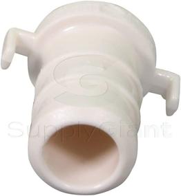img 3 attached to 🔌 Supply Giant QQQM0012-5 Plastic PEX Poly Alloy Plug End Cap Barb Pipe Fitting, 1/2-Inch, White, Pack of 5