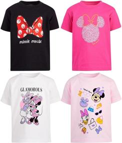img 4 attached to Disney Princess Girls T-Shirt - Graphic Girls' Clothing and Tops, Tees & Blouses