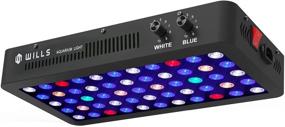 img 4 attached to 🐠 Enhance Your Aquarium with WILLS Dimmable Full Spectrum Planted Aquarium LED Lights - Ideal for Freshwater and Saltwater Fish Tanks
