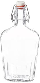 img 3 attached to Bormioli Rocco Clear Pocket Flask for Food Service Equipment & Supplies