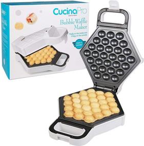 img 1 attached to 🥚 Bubble Waffle Maker: Quick & Easy Non-Stick Egg Waffler Iron with Free Recipe Guide!