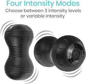 img 2 attached to Vive Vibrating Massage Peanut: Deep Tissue Roller for Trigger Point & Myofascial Release - Electric Rechargeable Self Massager for Muscle Pain Relief - 4 Speeds for Back, Legs, Neck & Arms