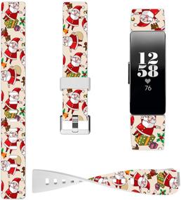 img 4 attached to Inspire Bands Christmas Silicone Compatible Wellness & Relaxation