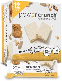 img 4 attached to 🥜 BioNutritional Power Crunch Bars Peanut Butter Creme - 16.8 oz (12 Count) (480G)