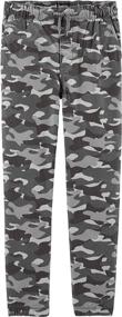 img 3 attached to Toddler Pull Twill Joggers Cedar Boys' Clothing