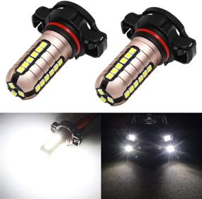 img 4 attached to Phinlion PSX24W 2504 LED Fog Light Bulbs: Super Bright 3000 Lumens DRL Replacement, 6000K Xenon White