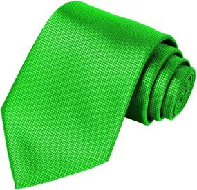 img 4 attached to 👔 Mens Solid Color Necktie by KissTies: Enhancing Men's Accessories Collection with Ties, Cummerbunds & Pocket Squares