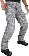 👖 zapt tactical pants with knee pads: ideal camo military trousers for airsoft, hunting, and combat logo