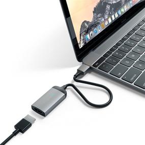 img 4 attached to Satechi Aluminum Type-C HDMI Adapter 4K (60Hz) - Compatible With 2020 MacBook Pro