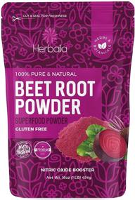 img 4 attached to 1 lb. Organic Beetroot Powder - All Natural, Gluten Free, Vegan, Non-GMO, Nitric Oxide Booster