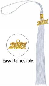 img 3 attached to Academic Graduation Tassel with 2021 Year Charm - Available in 14 Vibrant Colors - GraduationService