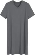 👕 lightgray men's viscose nightshirt with sleeves by latuza - sleep & lounge clothing logo