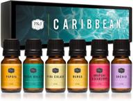 🌴 p&j trading caribbean fragrance oil set of 6 - ideal for soap making, diffusers, candle making, lotions, haircare, slime, and home fragrance logo