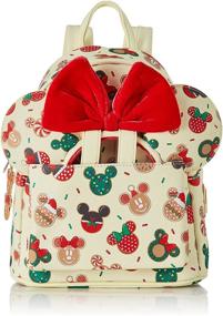 img 4 attached to Loungefly Disney Christmas Mickey and Minnie Cookie Headband and Shoulder Bag Gift Set - White, Standard — Enhanced for SEO