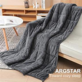 img 3 attached to Argstar Weighted Blanket Blankets Premium
