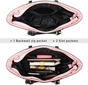 img 1 attached to MKP Handle Satchel Handbags Shoulder Women's Handbags & Wallets