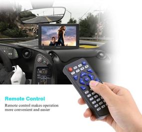 img 1 attached to 📺 Acogedor 10 inch Portable HDMI Small TV - ATSC Car Digital TV with FM Radio, USB/SD/VGA/MMC Slot, 1080P Stereo Tuner & Rechargeable Battery