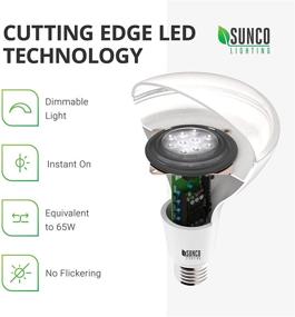 img 2 attached to 🌞 Лампочка Sunco Lighting с возможностью диммирования света - лучший эквивалент для яркого освещения