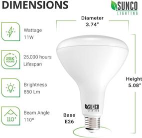 img 3 attached to 🌞 Лампочка Sunco Lighting с возможностью диммирования света - лучший эквивалент для яркого освещения