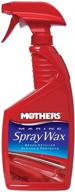 mothers 91824 marine spray wax - 24 oz. – enhance your boat's shine and protection! logo