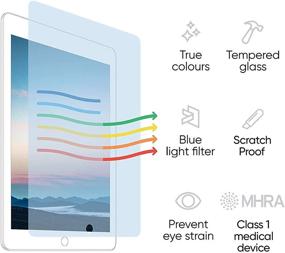 img 3 attached to 🔵 Ocushield Blue Light Filter Tempered Glass Screen Protector for Apple iPad Mini 4/5 - Enhanced Eye Protection - Accredited Medical Device - Anti-Glare