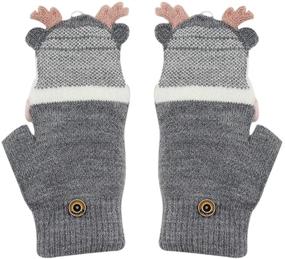 img 1 attached to Warm and Stylish RARITYUS Unisex Winter Mittens – Perfect Gloves for Boys' Winter Accessories