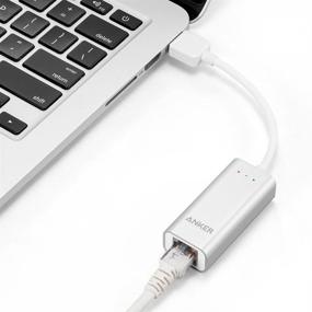 img 2 attached to 💻 Anker USB 3.0 to Ethernet Adapter, Gigabit Ethernet Adapter, Portable Aluminum USB-A Adapter, Compatible with MacBook Pro 2015, MacBook Air 2017, and More