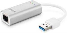 img 3 attached to 💻 Anker USB 3.0 to Ethernet Adapter, Gigabit Ethernet Adapter, Portable Aluminum USB-A Adapter, Compatible with MacBook Pro 2015, MacBook Air 2017, and More