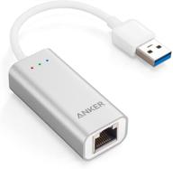 💻 anker usb 3.0 to ethernet adapter, gigabit ethernet adapter, portable aluminum usb-a adapter, compatible with macbook pro 2015, macbook air 2017, and more logo