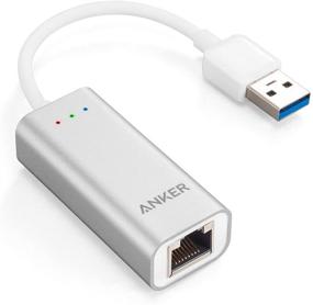 img 4 attached to 💻 Anker USB 3.0 to Ethernet Adapter, Gigabit Ethernet Adapter, Portable Aluminum USB-A Adapter, Compatible with MacBook Pro 2015, MacBook Air 2017, and More