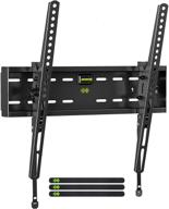 📺 usx mount tv wall bracket: tilting, universal 26-55 inch led lcd oled 4k plasma flat screen mount - max 99lbs capacity, low profile - 12° tilt, vesa 400x400mm logo