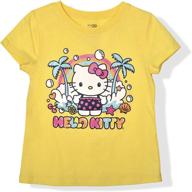 sparkle and shine with hello kitty girls sleeve glitter tops, tees & blouses for stylish girls logo