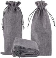 мешковина hessian bottle drawstring holiday логотип