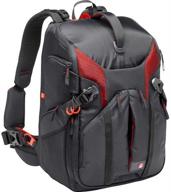🎒 manfrotto pro light 3n1-36 photography backpack: holds 3 cameras, 5 lenses, tablet & 15" pc – perfect for canon c100 & dji phantom drones logo