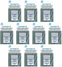 img 4 attached to Schmetz Microtex Sewing Machine Needles Cards