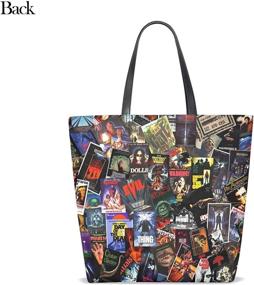 img 1 attached to 👜 Stylish Women's Horror Movie Vintage Tote Bag for Everyday Casual Use