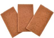 🌰 neat nut walnut shell scouring pads - non-scratch, set of 3 (pack of 6) by full circle: eco-friendly cleaning for kitchen & home logo