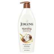 jergens hydrating coconut moisturizer packaging logo