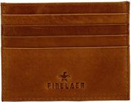 finelaer leather pocket minimalist wallet logo