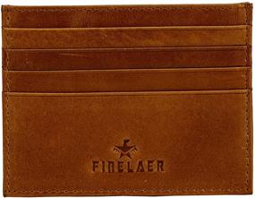 img 4 attached to Finelaer Leather Pocket Minimalist Wallet