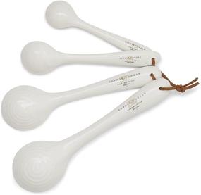 img 1 attached to 🥄 Portmeirion Sophie Conran White 4-Piece Measuring Spoon Set