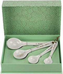 img 2 attached to 🥄 Portmeirion Sophie Conran White 4-Piece Measuring Spoon Set