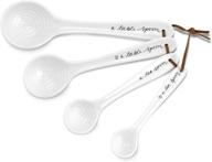 🥄 portmeirion sophie conran white 4-piece measuring spoon set logo